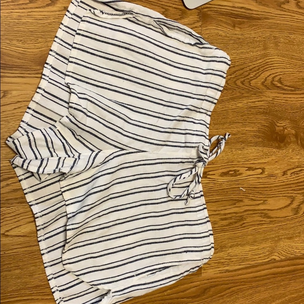 Brandy Melville Stripped Cloth Shorts